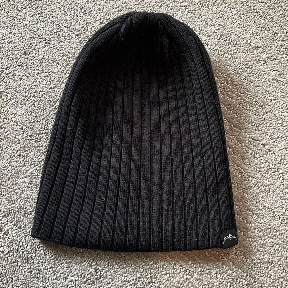 black beanie